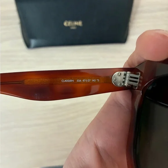 Celine Brown tortoiseshell Marta Sunglasses (CL4005IN) - Picture 8 of 10
